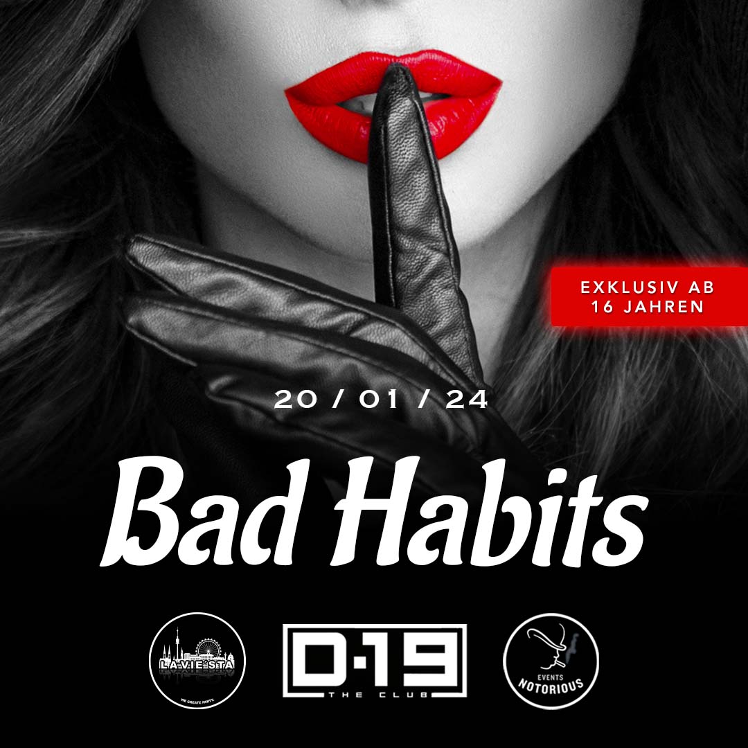 BAD HABITS | PIZZA EDITION | 20.01.2024LA VIESTA - @laviesta.events - Veranstaltungen Wien