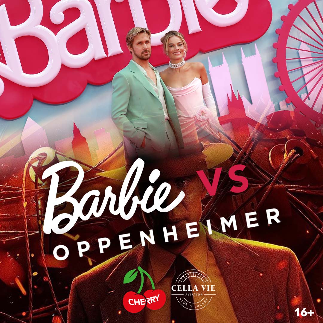BARBIE VS OPPENHEIMER | CHERRY FRIDAYS | 22.09LA VIESTA - @laviesta.events - Veranstaltungen Wien