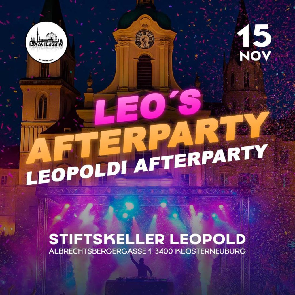 LEO’S AFTERPARTY | 15.11.2025 | STIFTSKELLER KLOSTERNEUBURG